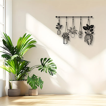 Metal Flower Wall Art Rustic Farmhouse Decor, Minimalist 3D Floral Wall Sculpture for Living Room Bedroom Bathroom Dining Room, Boho Wall Decor Housewarming Gift