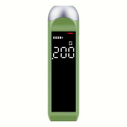 Rechargeable Breathalyzer Alcohol Tester – Professional Digital Breath Alcohol Detector, Portable Personal Breathalyzer with LCD Display, Available in Green, Black & Pink
