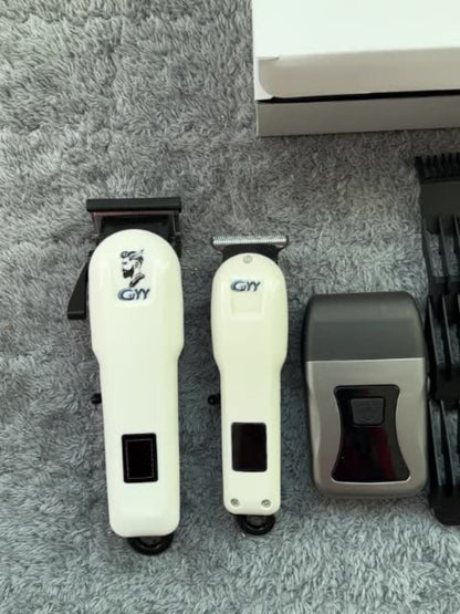 Hair Grooming Kit for Men - Electric Hair Clipper Set with Digital LCD Display, USB Rechargeable, Professional Barbershop Quality for Home Use, Holiday Father's Day Valentine's Day Gift