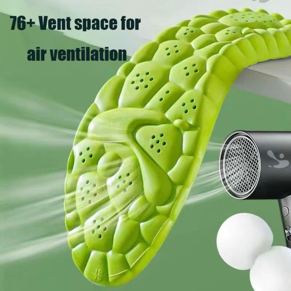 Shoe Insoles for Men & Women - 4 Pairs Cushioning Inserts Ultra-Soft Foam Footbed, Sweat-Proof Arch Support, Cloud Feel Comfort for Sneakers, Boots & Casual Shoes (Sizes 35-46)