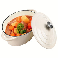 Uyi-Cast Iron Pot-Cream