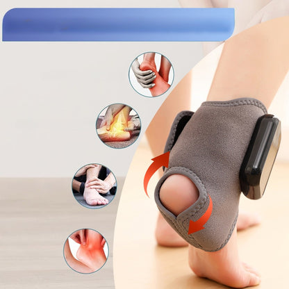 Foot Massager Machine 3-in-1 Kneading Compression & Heat – Wireless Portable Heated Shiatsu Foot Massager for Home Office Travel Pain Relief