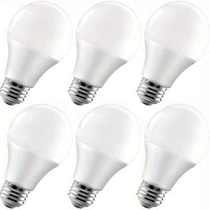 Dusk to Dawn Light Bulb A19 9W 800 Lumens 60W Equivalent with Auto On Off Photocell Sensor – E26 Base Soft White 2700K & Daylight 5000K 80+ CRI Indoor Outdoor Porch Security Lighting, 6 Pack