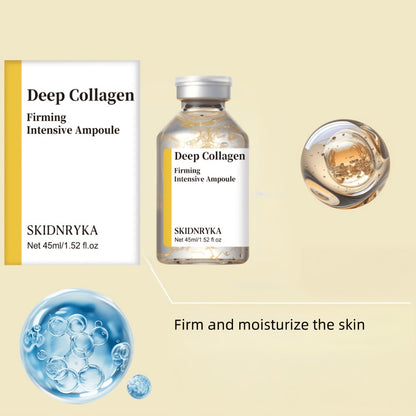 Collagen Serum with Niacinamide & Hyaluronic Acid, Deep Hydration Firming Plumping Skin Tightening Face Serum for All Skin Types, Brightening Even Skin Tone Anti-Aging Essence – 2pcs x 1.52oz