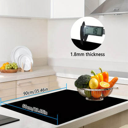 Extra Large Silicone Mat for Kitchen Counter – Nonslip Heat Resistant Countertop Protector, Nonstick Waterproof Craft Mat & Placemat, Multiple Sizes & Colors