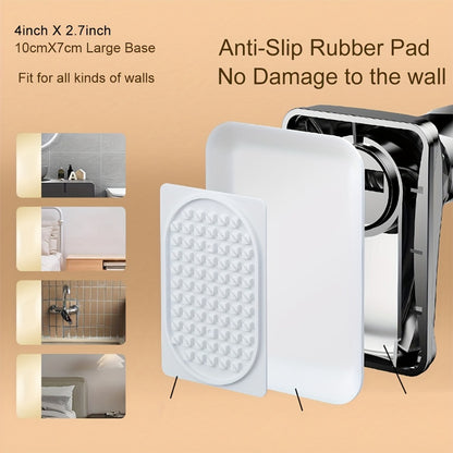 Telescopic Curtain Rod No Drill 15.75"-196.85" Adjustable Shower Curtain Rod 33mm for Large Windows