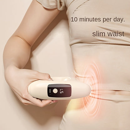 Massage Ring 5-Speed Fascia Massager for Neck Waist Back Full Body Fat Burning Relaxation Fitness