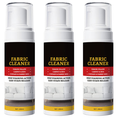 Upholstery Cleaner Spray Multi-Fabric Stain Remover 6.76oz Spot Cleaner for Couch Sofa Rug Carpet Clothes Car Seat Mattress Laundry Multi-Purpose Fabric Cleaner for Home and Car 1 2 3 4 5 Pack