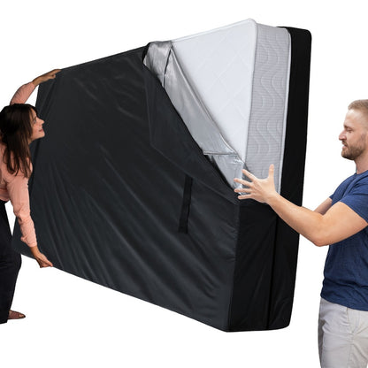 Mattress Bag for Moving Heavy Duty - Reusable Mattress Storage Cover with Handles & Zipper, Waterproof Mattress Protector for Twin Full Queen King Moving Supplies