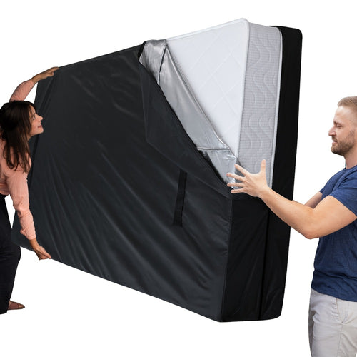 Mattress Bag for Moving Heavy Duty - Reusable Mattress Storage Cover with Handles & Zipper, Waterproof Mattress Protector for Twin Full Queen King Moving Supplies
