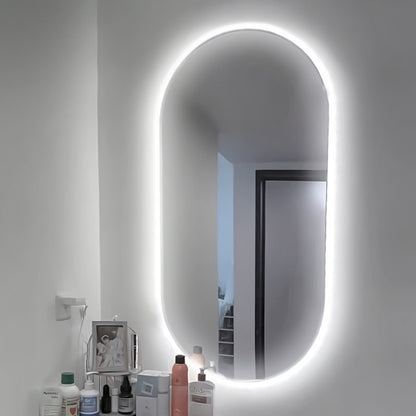LED Neon Light Strip Touch Dimmer USB Flexible Ambient Glow Strip Lights for Vanity Mirror Bathroom Mirror Live Streaming Fill Light Bedroom Decor White Warm White 118in 196in 2pcs