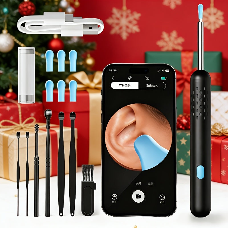 Earwax Removal Kit Pro with Visual Waste Tank – Interchangeable Nozzles, USB Rechargeable Ear Cleaner for Adults, Ear Scoop & Ear Washer Options