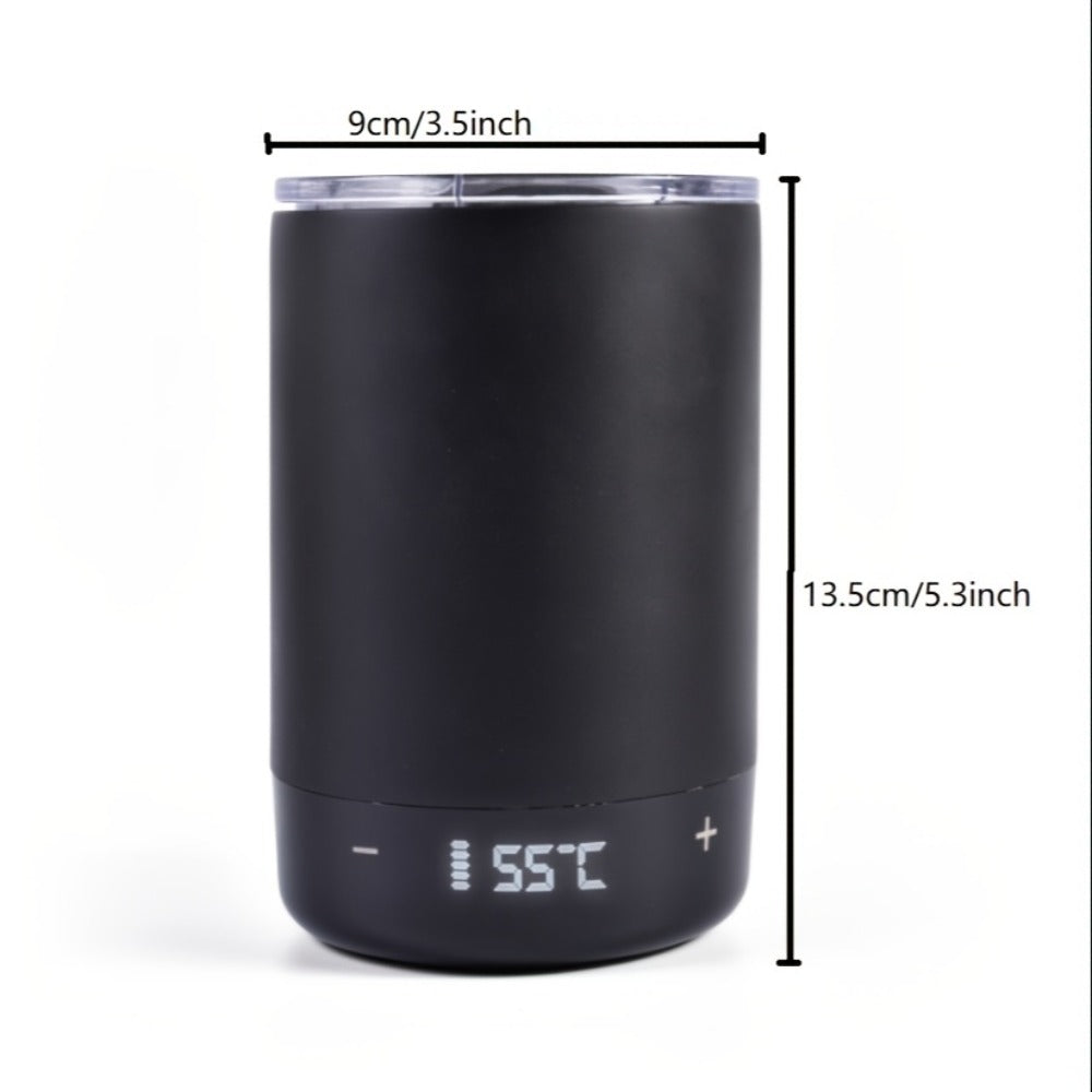 Self-Heating Coffee Mug with Temperature Control – USB-C Rechargeable Smart Beverage Warmer Keep