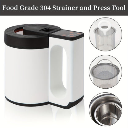 Herbal Oil Infusion Machine & Decarboxylator All-in-One Butter Tincture Maker with Food Grade Stainless Steel Canister – Easy Herb Infuser for Oils Butters & Tinctures with Recipe Book