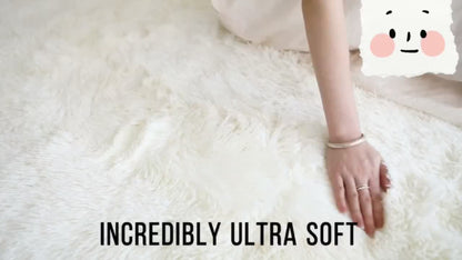 Fluffy Area Rug 8x10 Large Plush Shag Rug for Living Room Bedroom Non-Slip Soft Fuzzy Carpet Modern Home Decor Floor Mat Teen Dorm Room Decor