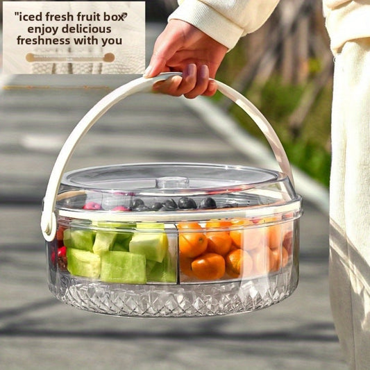 Portable Ice Bucket with Lid Large Capacity Insulated Beverage Cooler for Outdoor Party Beer Champagne Fruit