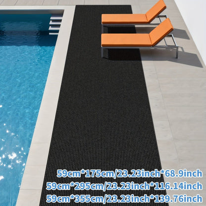 Runner Rug Non-Slip Long Hallway Kitchen Bathroom Stair Mat 23.22 Inch Wide Washable Floor Runner