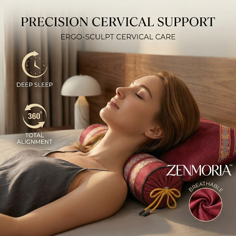 Detachable 2-in-1 Buckwheat Pillow – Ergonomic Support & Adjustable Comfort for Better Sleep