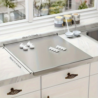 Extra Large Stainless Steel Cutting Board – Multi-Use Kitchen Chopping Board, Easy to Clean & Store, Multiple Sizes