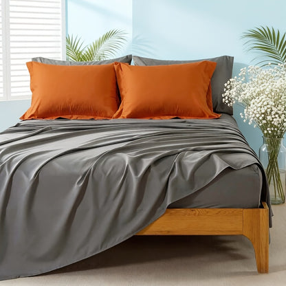 Comforter Set 7-Piece Bed in a Bag Queen King Full Soft Microfiber Down Alternative Comforter Fitted Sheet Flat Sheet Pillow Shams Pillowcases All Season Bedding Set 34 Colors