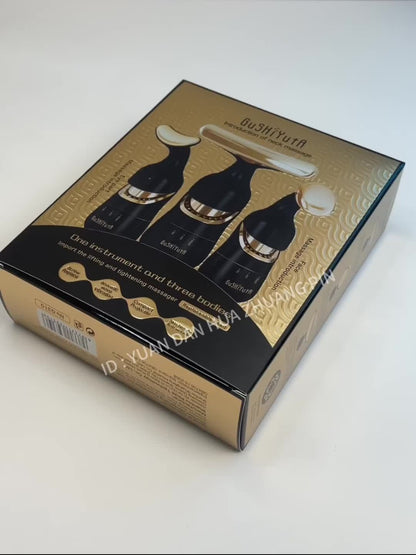 Facial Massager 3-in-1 with Interchangeable Heads for Face Neck Eyes