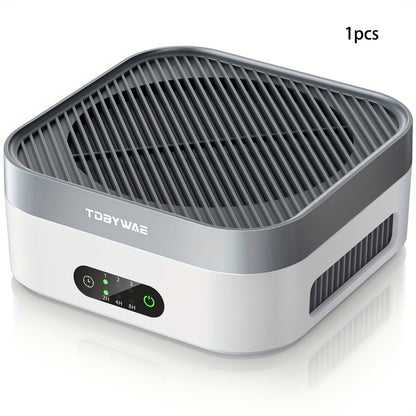 HEPA Air Purifier for Home Bedroom Up to 700 Sq Ft with True HEPA Filter 3-Stage Filtration Quiet Sleep Mode USB-C Charging Smart Touch Control for Pets Dust Pollen Smoke Odor Desk Car Travel