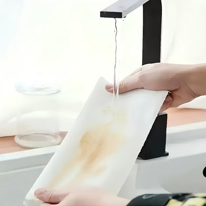Reusable Kitchen Paper Towels 800 Times Use Washable Non-Stick Oil Degreasing Cleaning Cloth Wet Dry Dual-Use Lazy Rag for Home Kitchen Household