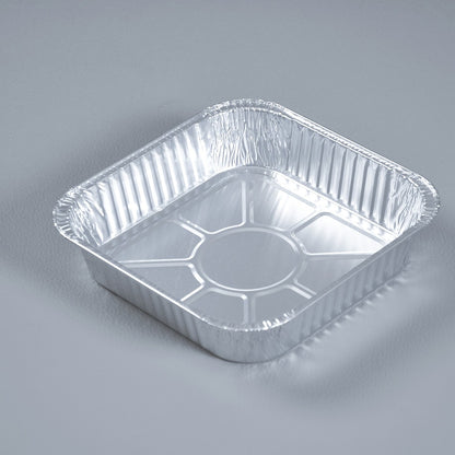 Aluminum Foil Pans 8x8 Inch 30 Pack with Lids Disposable Square Cake Pans – Baking Cooking Freezing & Meal Prep Containers, Stackable Foil Baking Pans for Brownies Lasagna