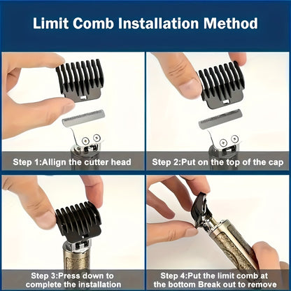 Professional Hair Clipper with LCD Display Vintage Oil Head Fade & Carving Hair Cutting Machine - Precision Trimming for Barbers & Home Use, Unique Dragon & Buddha Head Designs, Rechargeable