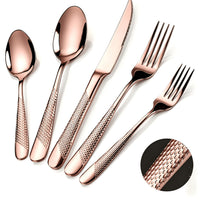 40pcs-Rose golden