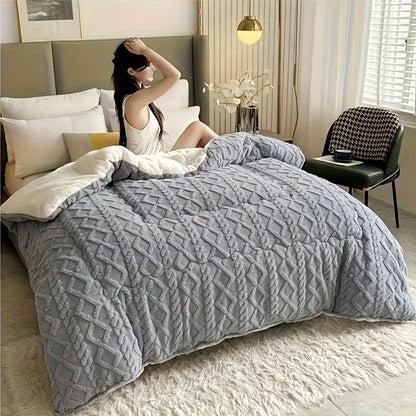 Taffeta Comforter All Season – Soft, Thick & Warm Quilt for Bedroom, Guest Room & Hotel | Machine Washable | Twin Full Queen King