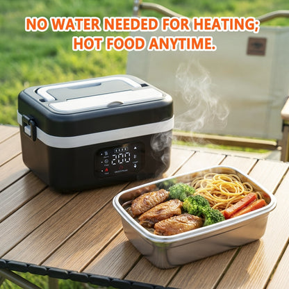 Self-Heating Lunch Box Electric Cordless Food Warmer 1L Portable Rechargeable Heated Lunch Box for Office Car Outdoor 8000mAh Battery