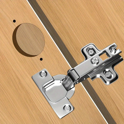 35mm Hinge Drilling Jig Kit Aluminum Alloy Cabinet Door Hinge Hole Opener Template Puncher Locator for Woodworking Door Cabinet Wardrobe Hinge Installation 15-25mm Boards