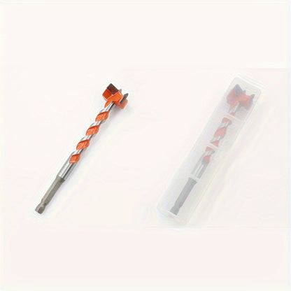 Long Drill Bits Set 5PCS Alloy Extended Length Hex Shank Auger Drill Bit for Wood Door Lock Plastic Hole Drilling Electric Screwdriver Compatible Woodworking Tool Kit