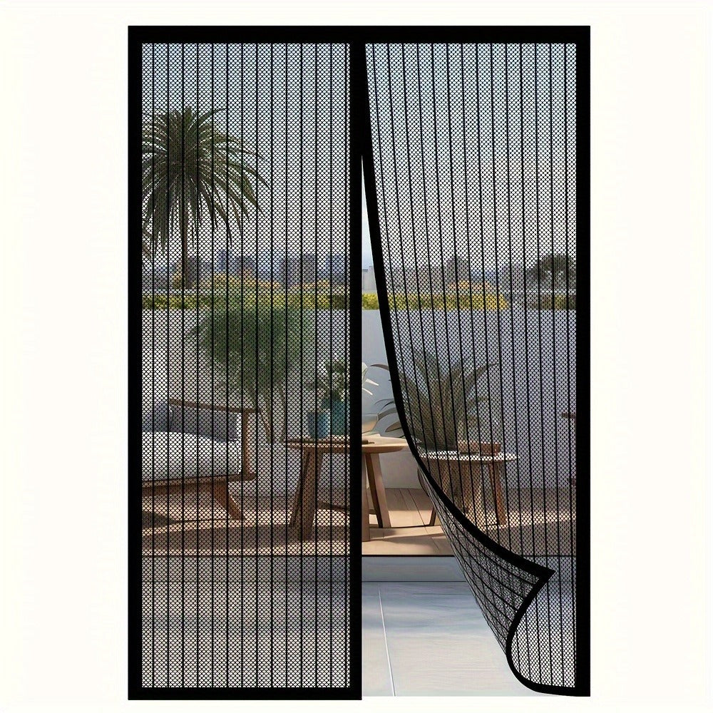 Magnetic Screen Door – Heavy Duty Retractable Mesh Door Curtain, Pet-Friendly & Insect Proof, Auto-Close Magnetic Closure for Patio, Front Door & Sliding Doors, Easy Install, 39x82 Inch