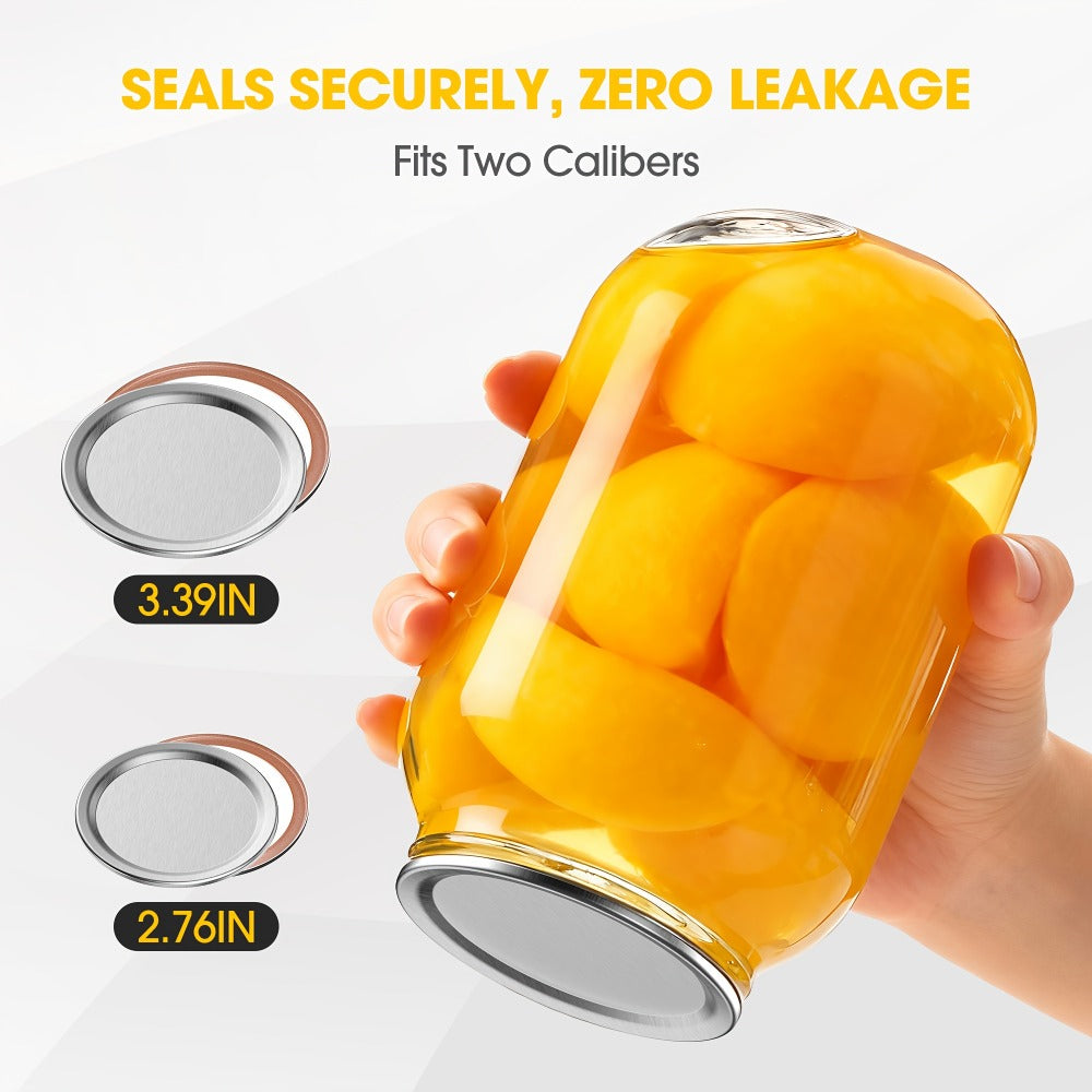 Electric Jar Vacuum Sealer 3-in-1 Food Storage Vacuum Sealer Machine with 14 Sealing Lids Wine Plug Vacuum Bag Bottle Opener – One-Button Operation Leak-Proof Seal for Regular & Wide Mouth Mason Jars
