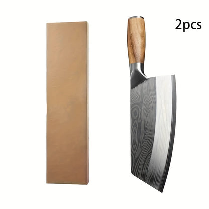 Damascus Chef Knife Set – Sharp Stainless Steel Kitchen Knife with Damascus Pattern Blade for Chopping Vegetables, Meat & Fruit, Professional Home Cook Gift Set 1pc 2pcs 3pcs