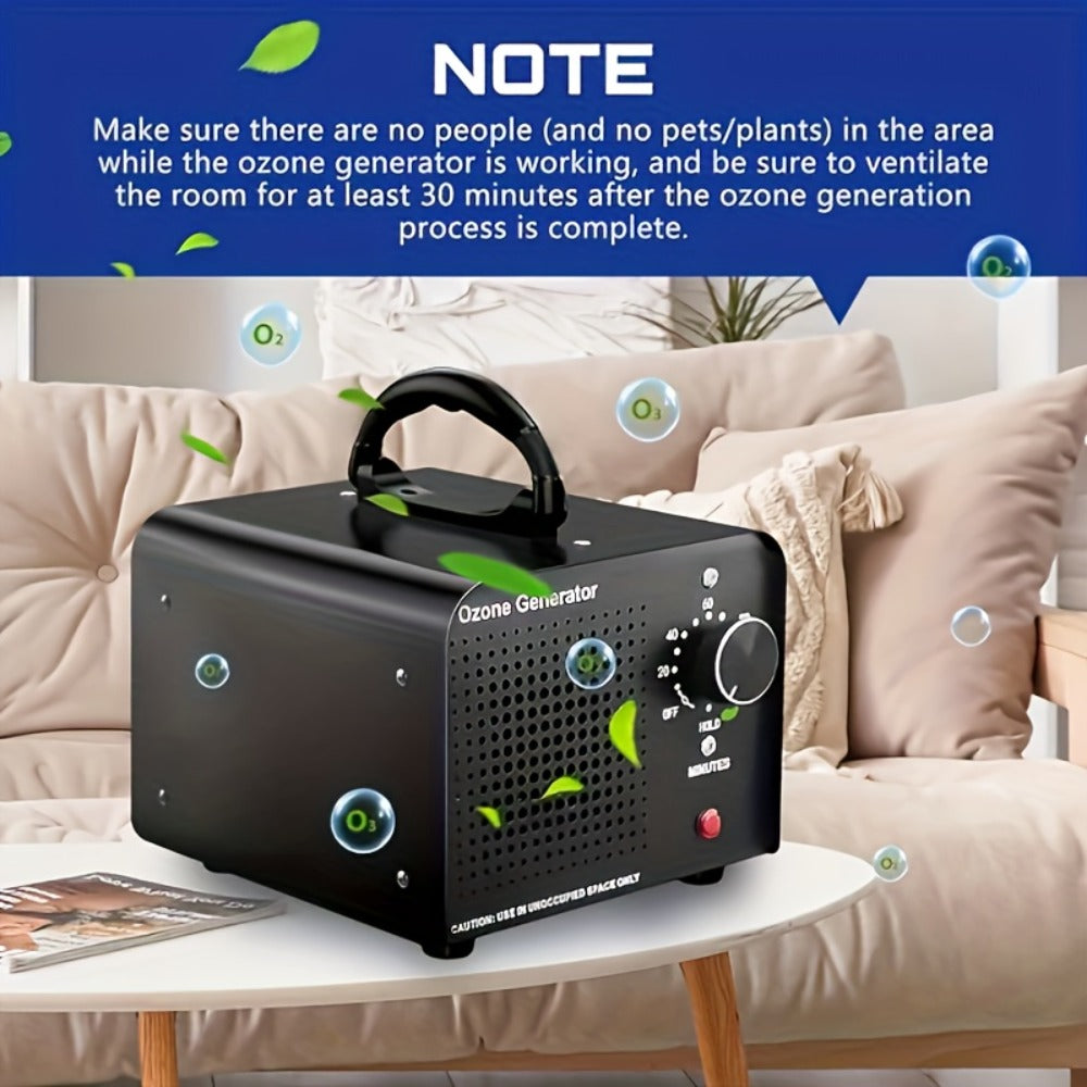 Ozone Generator Commercial 36000mg/h – O3 Air Purifier Deodorizer Ionizer with Timer & Humidity Display, Covers 3230 Sq Ft, Removes Smoke Pet Paint Odors for Home Bedroom Office