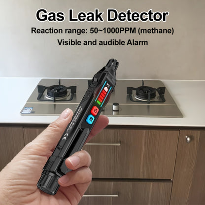Combustible Gas Leak Detector - High Sensitivity Natural Gas & Methane Alarm with Audible & Visual Alert for Home & Industrial Safety