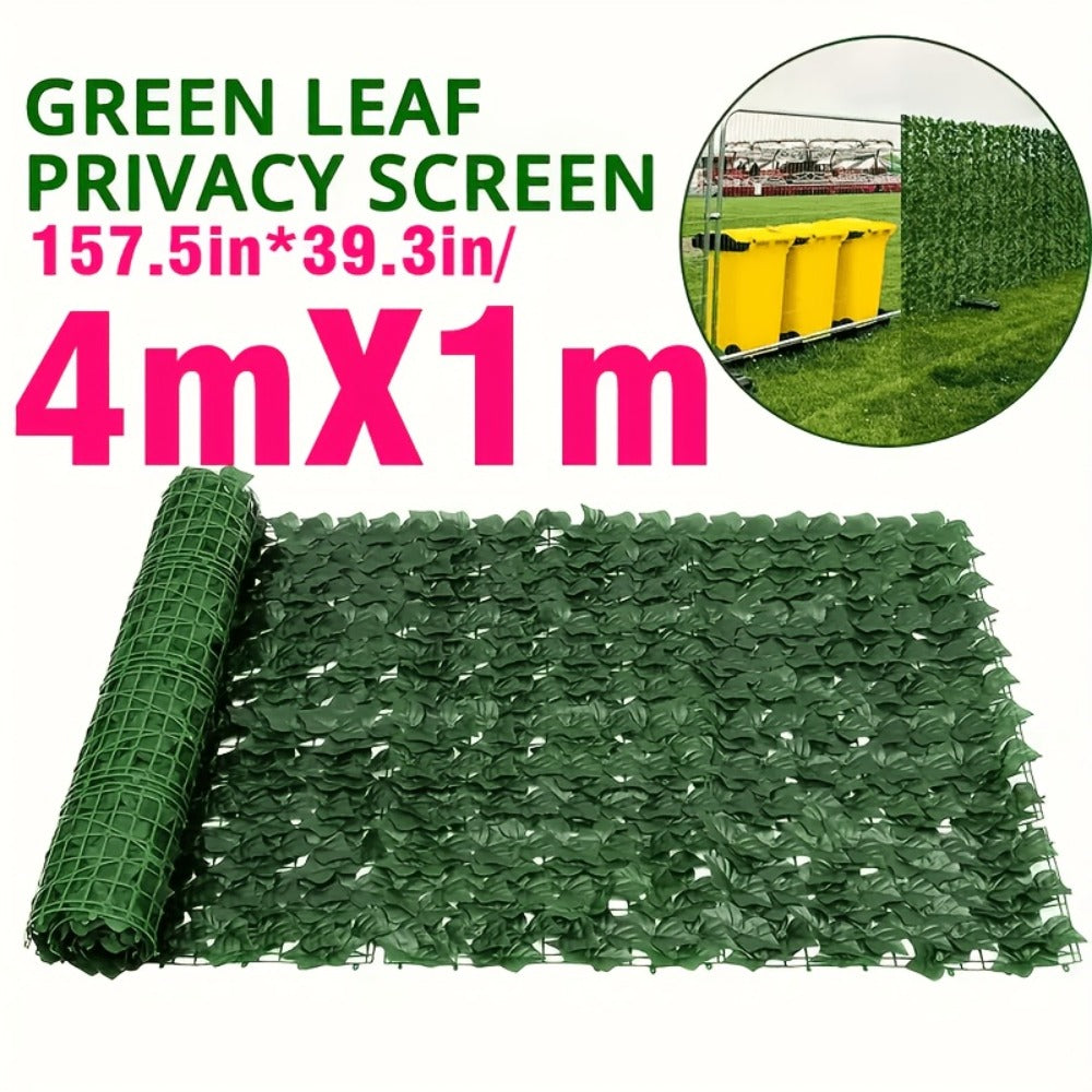 Artificial Ivy Privacy Fence Screen – UV-Resistant Faux Ivy Hedge Panel for Outdoor Patio, Garden, Balcony & Fence Cover | Realistic Greenery Wall Decor | Multiple Sizes Available