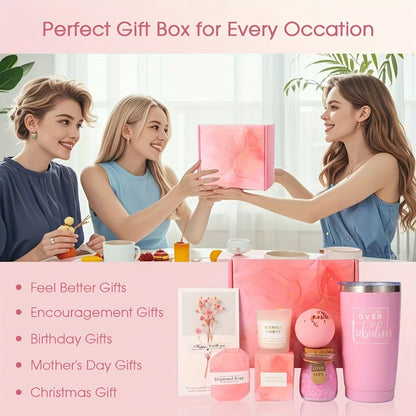 Spa Gift Set for Women – Luxury Self-Care & Relaxation Birthday Gift, Thoughtful Thank You & Special Occasion Gift for Mom, Her & Any Woman