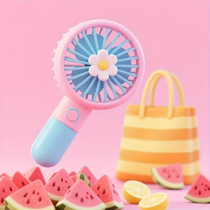 Mini Handheld Fan Bulk 12-Pack USB-C Rechargeable Ultra Lightweight Portable Fan for Travel Camping Indoor Outdoor Birthday Summer Holiday Party Gift