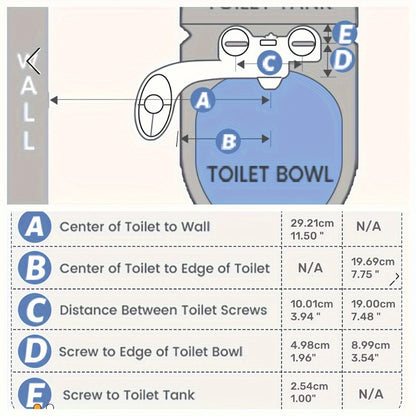 Ultra-Slim Non-Electric Bidet Attachment for Toilet, Self-Cleaning Dual Retractable Nozzles, Adjustable Water Pressure, Fresh Water Sprayer, US Standard, Easy Install