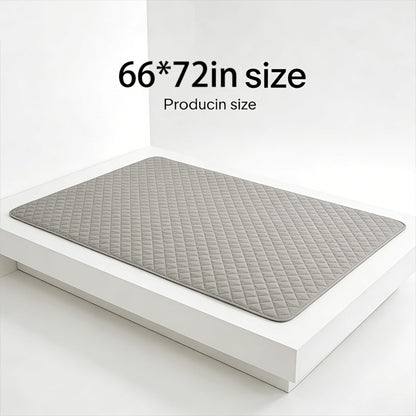Washable Leak-Proof Mattress Protector for Seniors - Breathable Mesh Polyester, Urinary Incontinence & Bedwetting Pad | Twin, Full, Queen, King