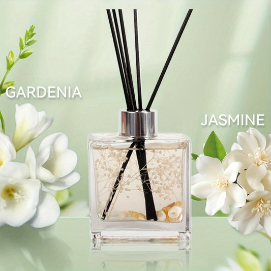 Reed Diffuser Set 4oz - Aromatherapy Home Fragrance Sticks with Essential Oil Scents, Long Lasting Air Freshener for Bedroom, Living Room, Bathroom, Office & Hotel Decor