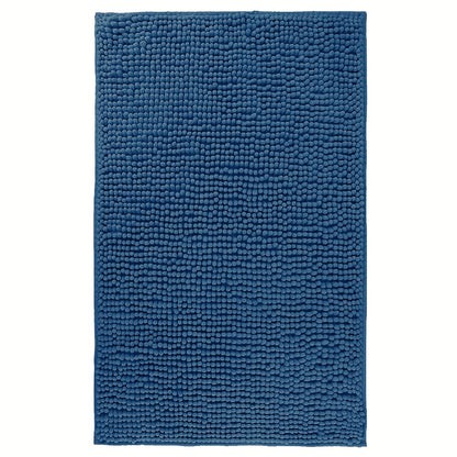 Chenille Bath Rug Extra Thick Soft Absorbent Non-Slip Bathroom Mat Machine Washable, Multiple Sizes & Colors