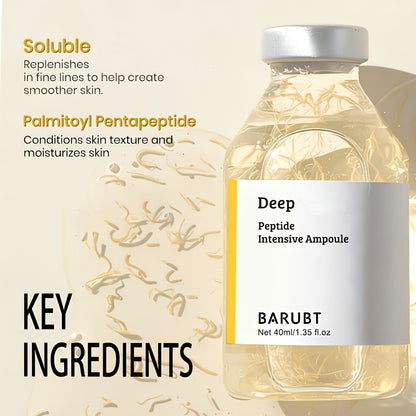 Korean Peptide Serum Intensive Lifting Ampoules | 30-Peptide Complex Facial Serum | Skin Firming Anti-Aging | 72-Hour Deep Hydration | Brightening Wrinkle Repair Face Ampoule