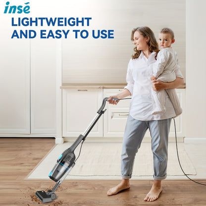 Cordless Stick Vacuum 30KPa 600W Motor 68oz Bagless Upright Lightweight Vacuum Cleaner for House Car Hard Floor Carpet Pet Hair Multi-Color