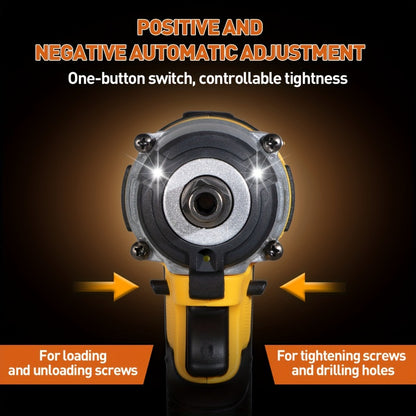 Cordless Impact Wrench 1/2 Inch Brushless – 450N.m 259Ft-lbs High Torque Impact Gun, 3300RPM Variable Speed, 12 Sockets, Fast Charger & Dual Battery Options for Auto Repair & Home Use