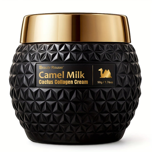 Camel Milk Cactus Collagen Face Cream 50g Hydrating Firming Moisturizer with Retinol Hyaluronic Acid Vitamin E Day Night Skincare All Skin Types
